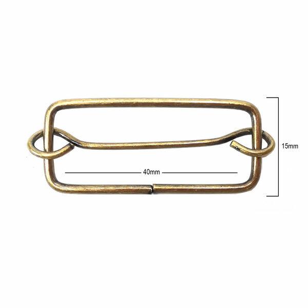 fivela metal jardineira 40mm